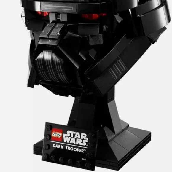 New Sealed Lego Star Wars Dark Trooper Helmet Retired & Collectible Set 75343 - Picture 6 of 10